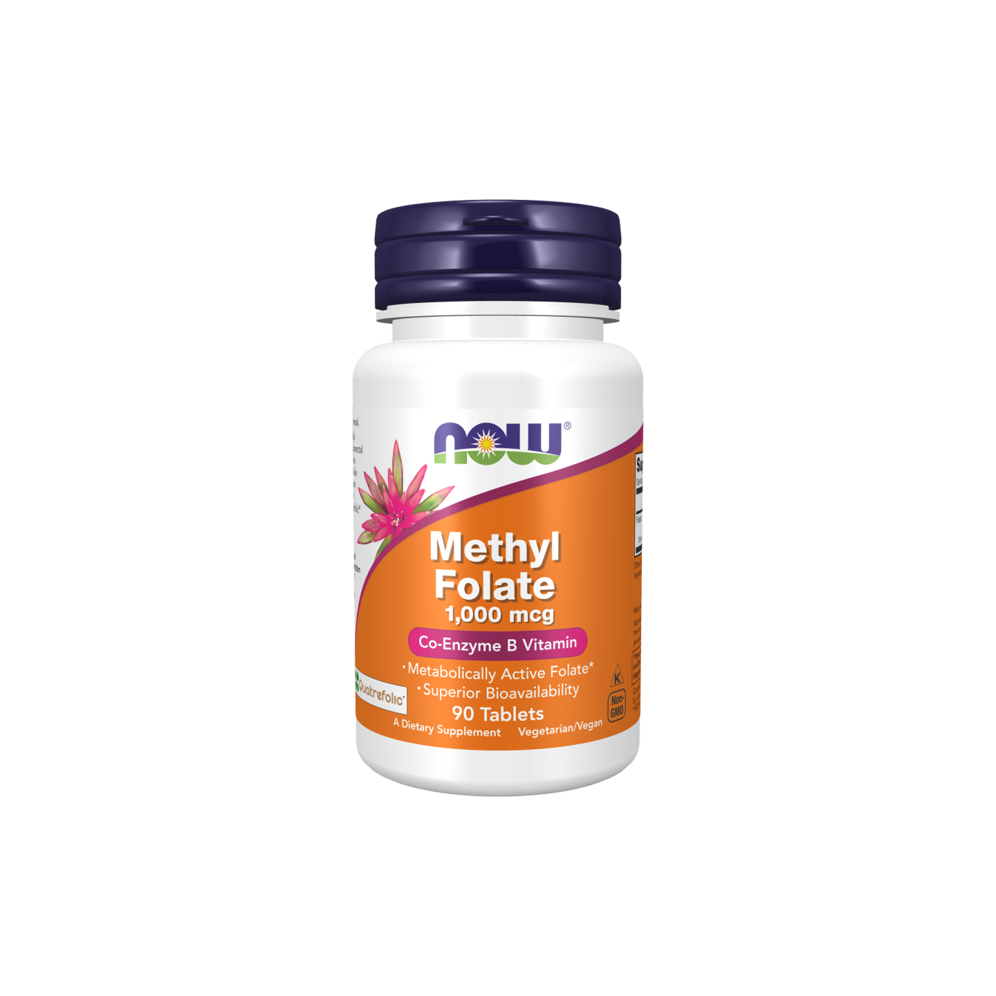 Now Foods Methyl Folate 1000 mcg, 90 tabletas