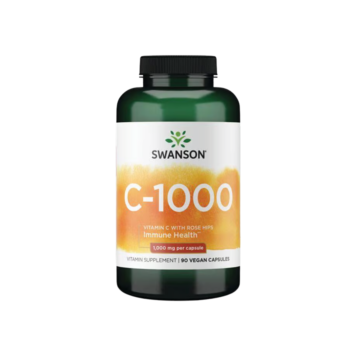 Swanson Vitamin C with Rose Hips, 1000 mg, 250 cápsulas