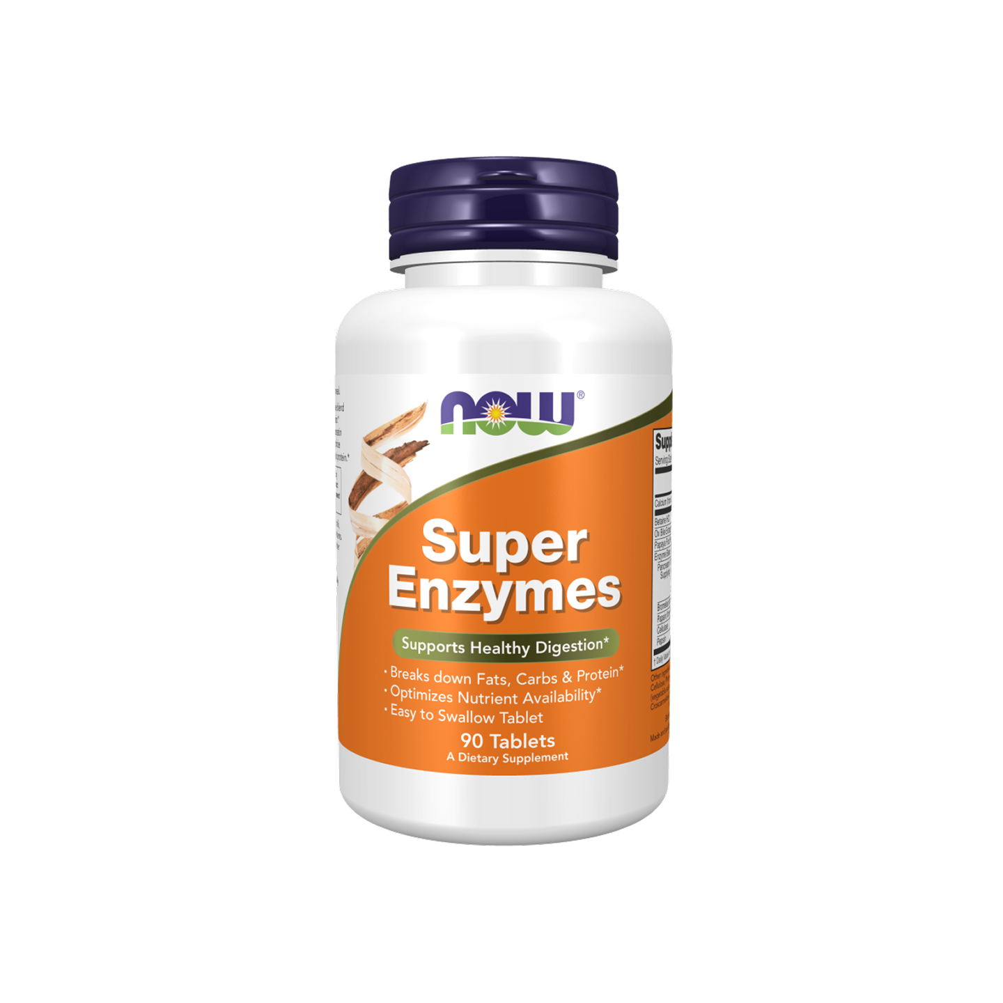 NOW Foods Super Enzymes, 90 tabletas