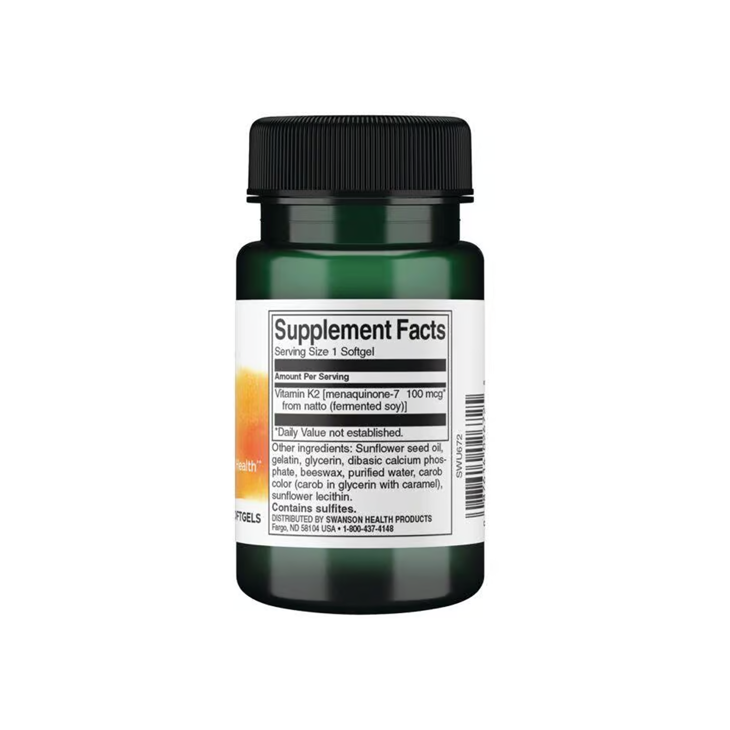 Swanson Ultra Vitamin K2, 100 mcg, 30 cápsulas blandas