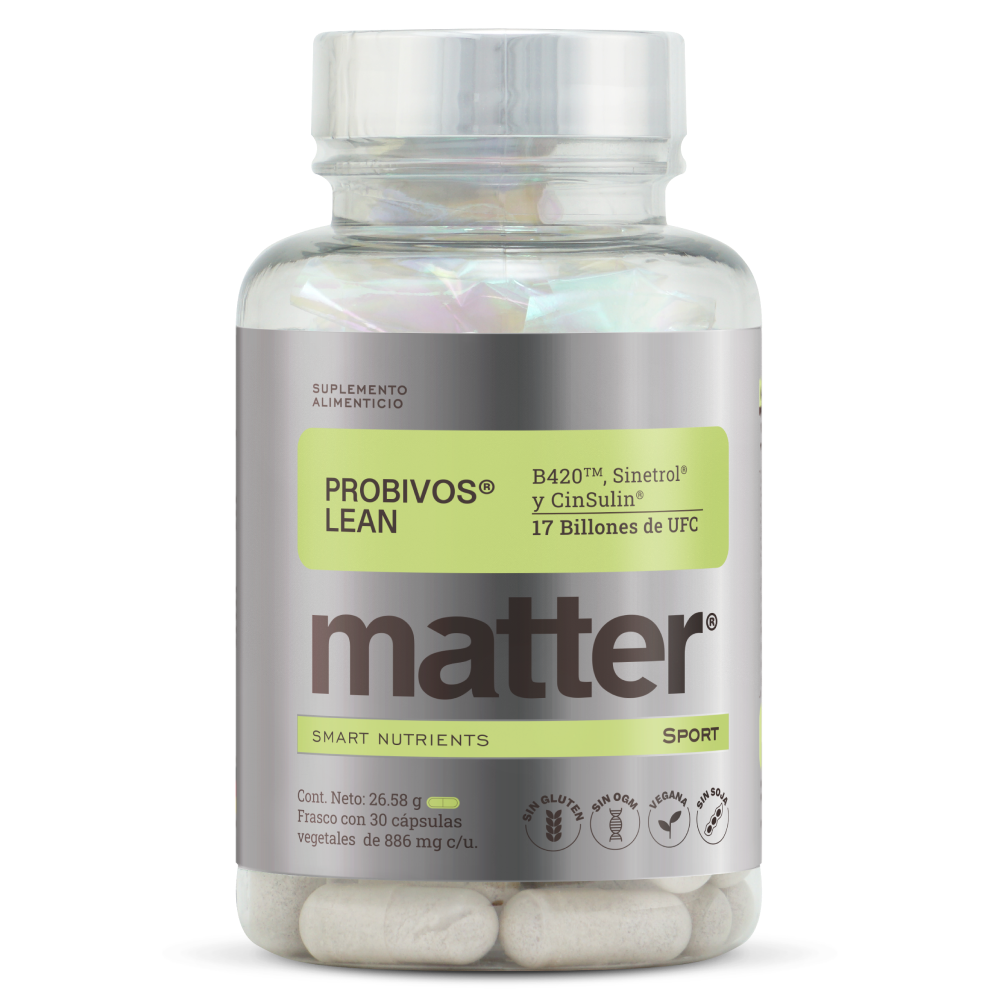 Matter Probivos Lean | Probióticos Bifidobacterium Lactis con CinSulin® y Sinetrol®