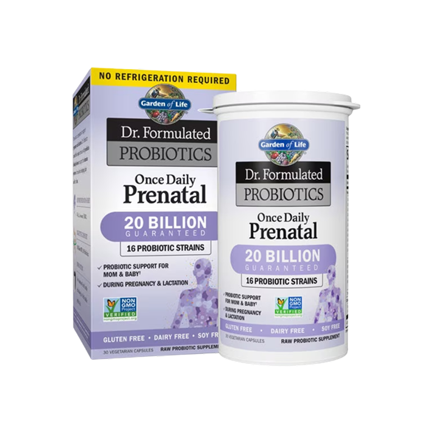 Garden of Life Probiotics Once Daily Prenatal 30 veg cápsulas
