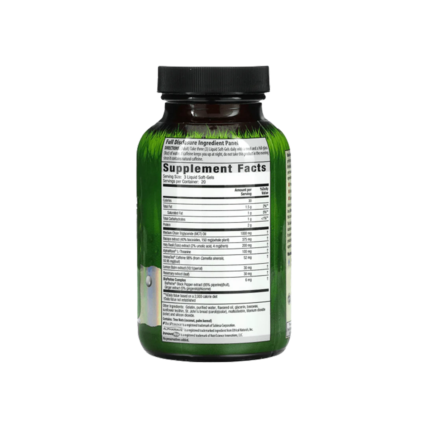 Irwin Naturals Brain Awake 60 cápsulas blandas
