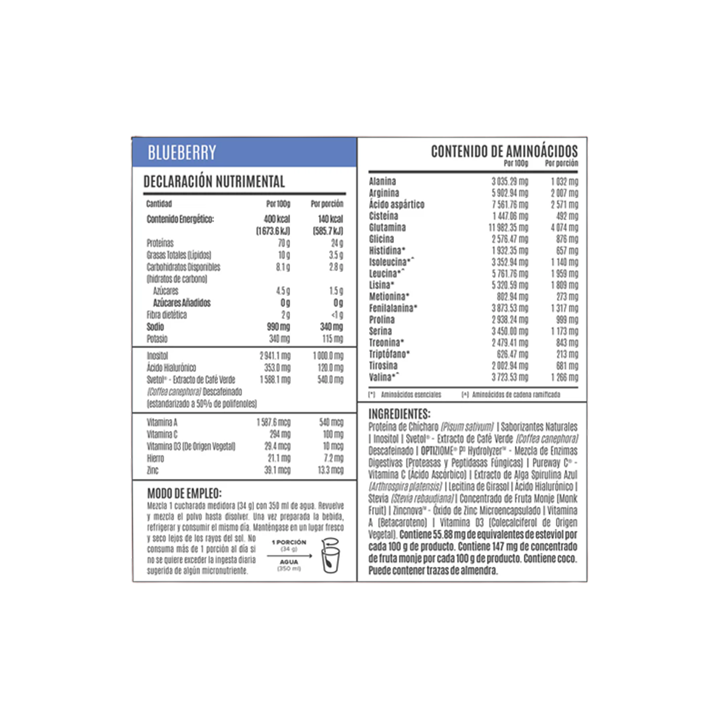 Birdman FitMingo Blueberry 510grm