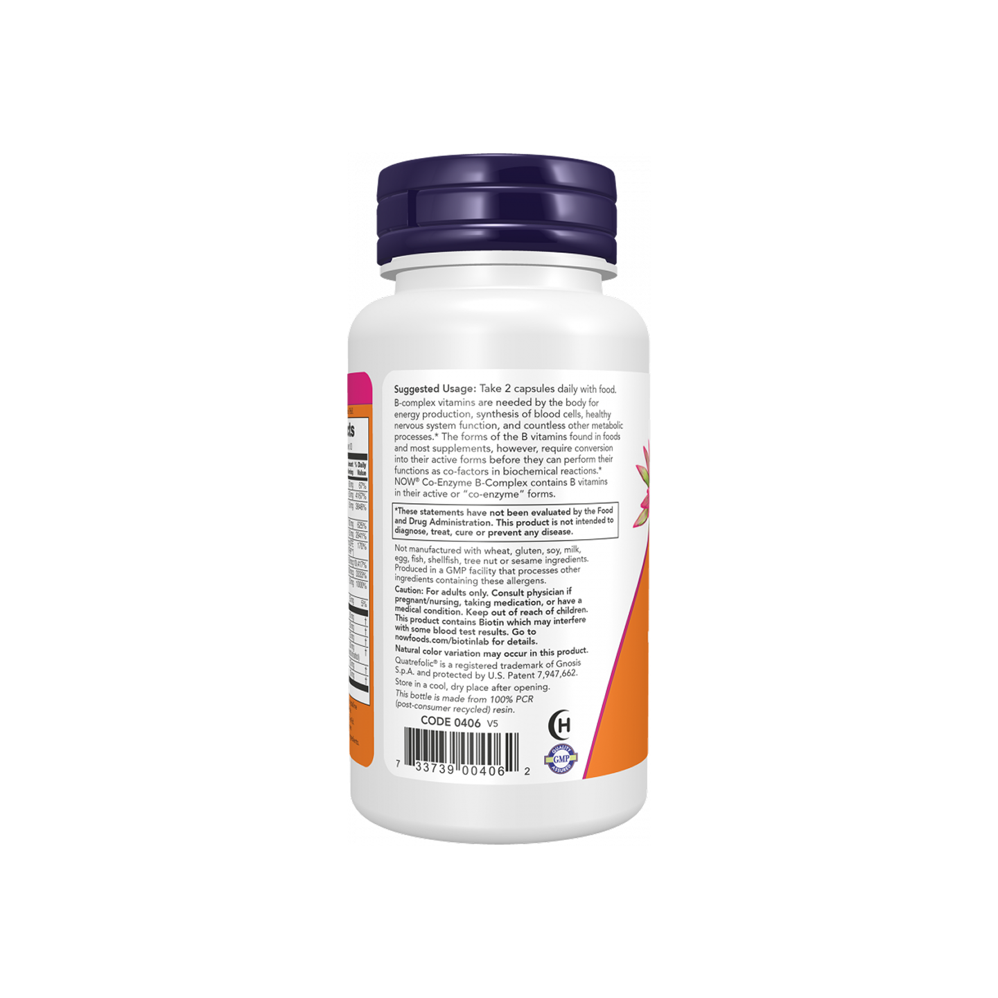 NOW Foods Coenzyme B-Complex 60 veg cápsulas