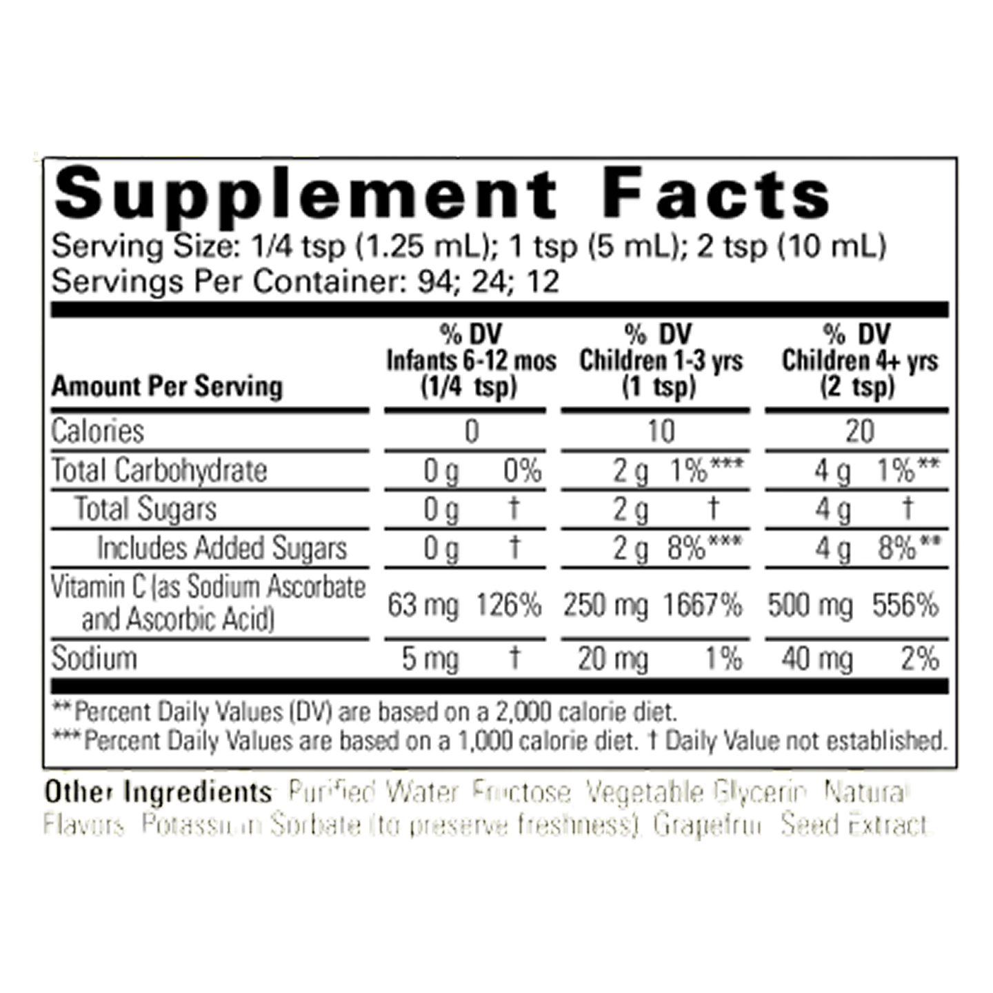 ChildLife Essentials® Vitamina C Líquida – Sabor Naranja Natural, 118.5 ml