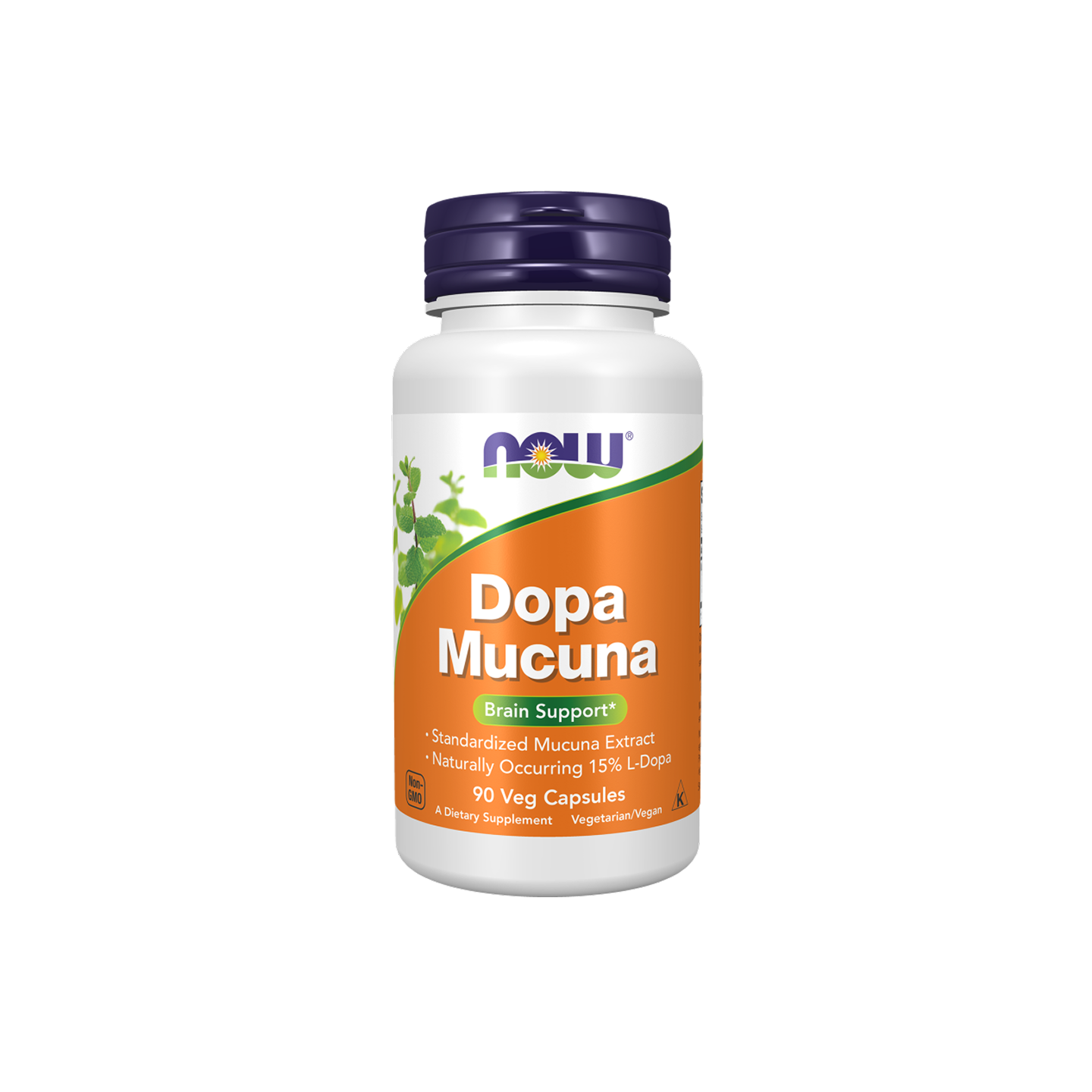 NOW Foods Dopa Mucuna 90 cápsulas vegetales