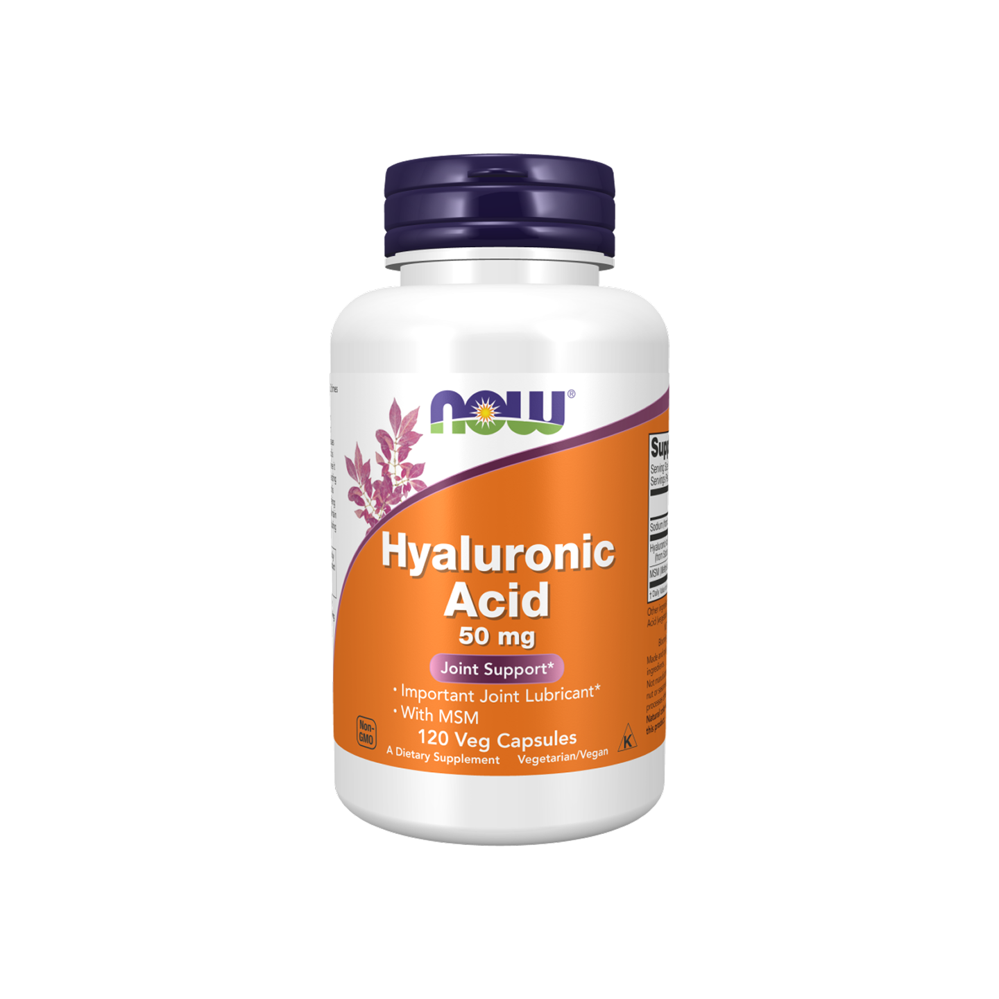 NOW Foods Hyaluronic Acid 50 mg 120 veg cápsulas