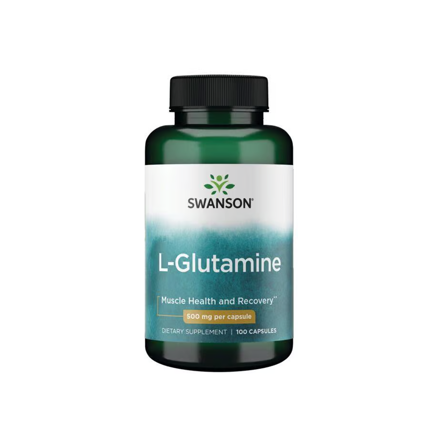 Swanson L-Glutamina 500 mg – 100 Cápsulas