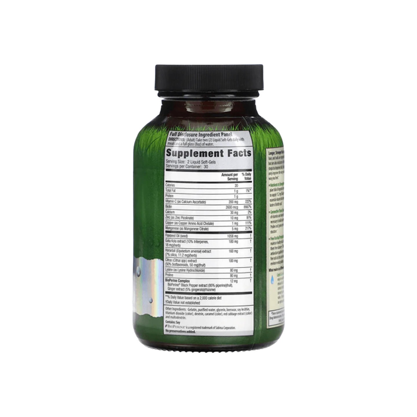Irwin Naturals Longer Stronger Hair and Nails 60 softgels