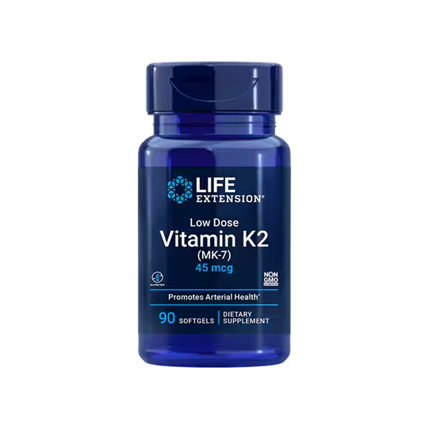 Life Extension Low Dose Vitamin K2 45 mcg 90 cápsulas