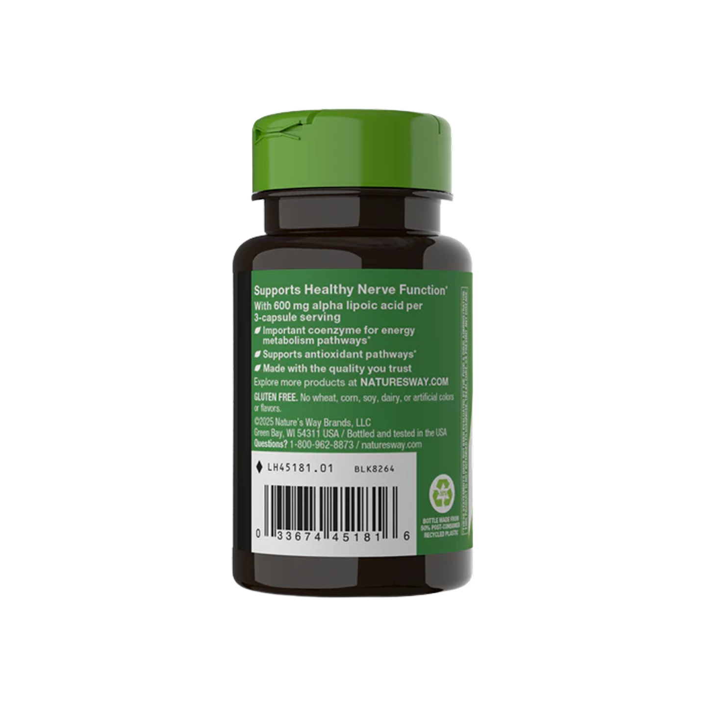 Nature's Way Ácido Alfa Lipoico 600 mg 60 cápsulas