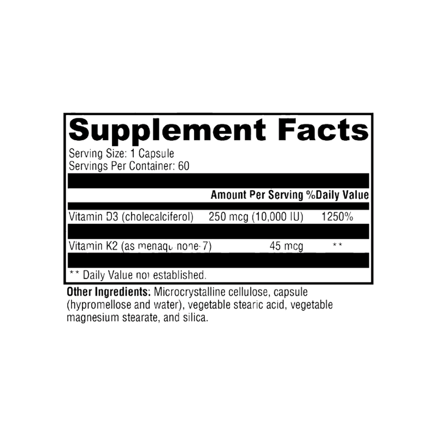 Xymogen K2-D3 10,000, 60 Cápsulas