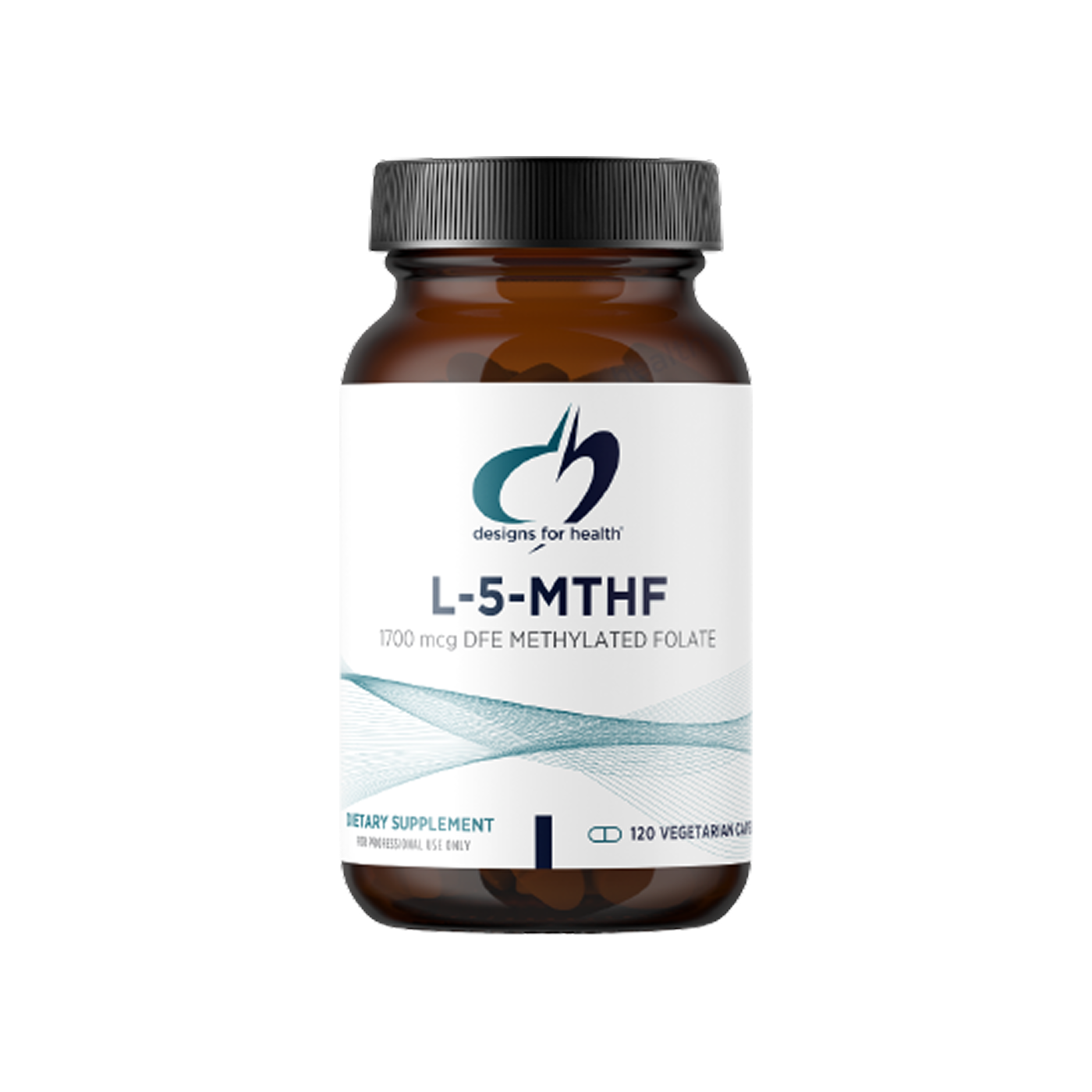 Designs for Health L-5 MTHF 1700 mcg 120 vc
