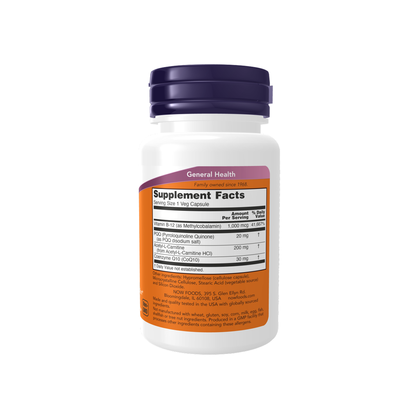 NOW Foods PQQ Energy 30 cápsulas vegetales