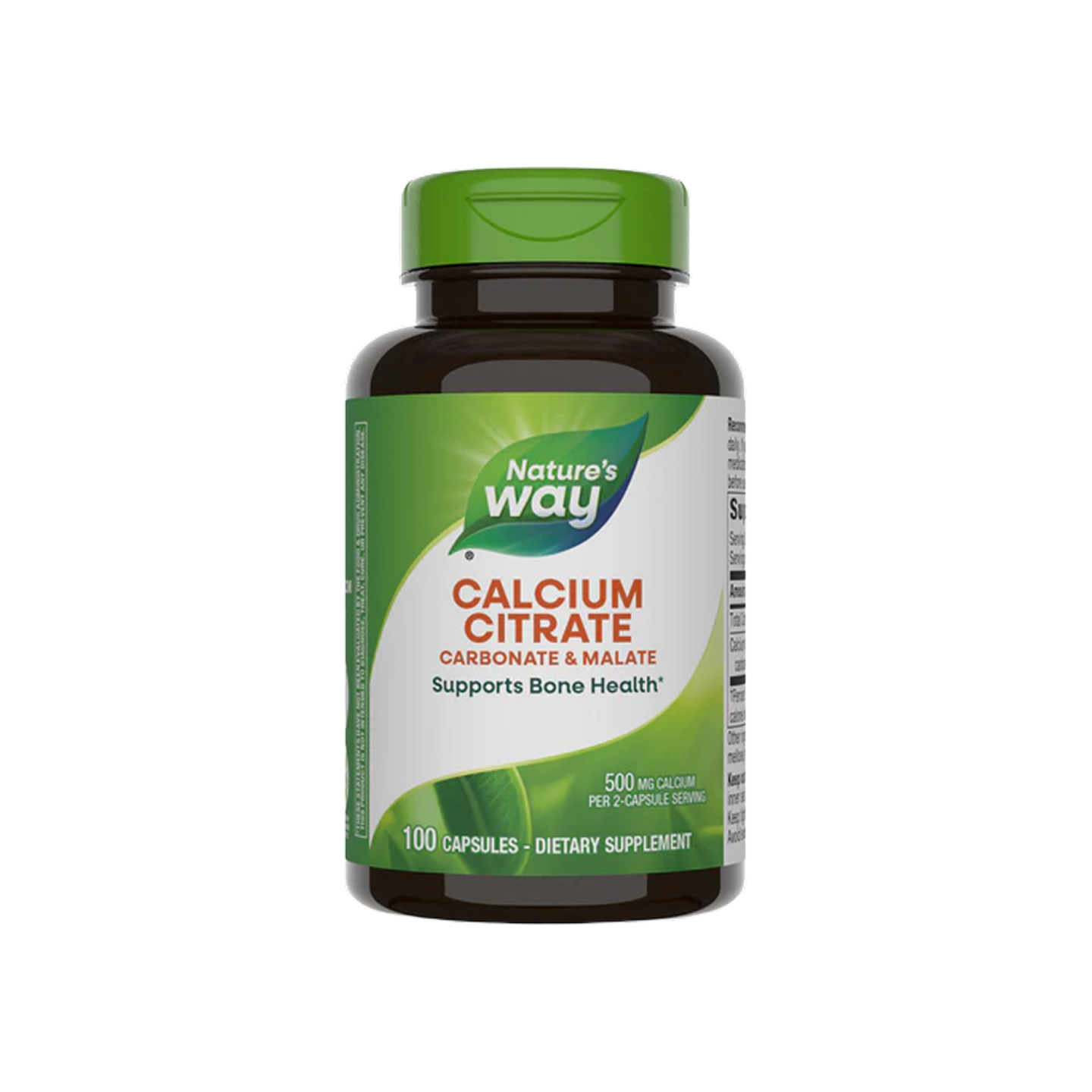 Nature's Way Citrato De Calcio 500 mg 100 cápsulas