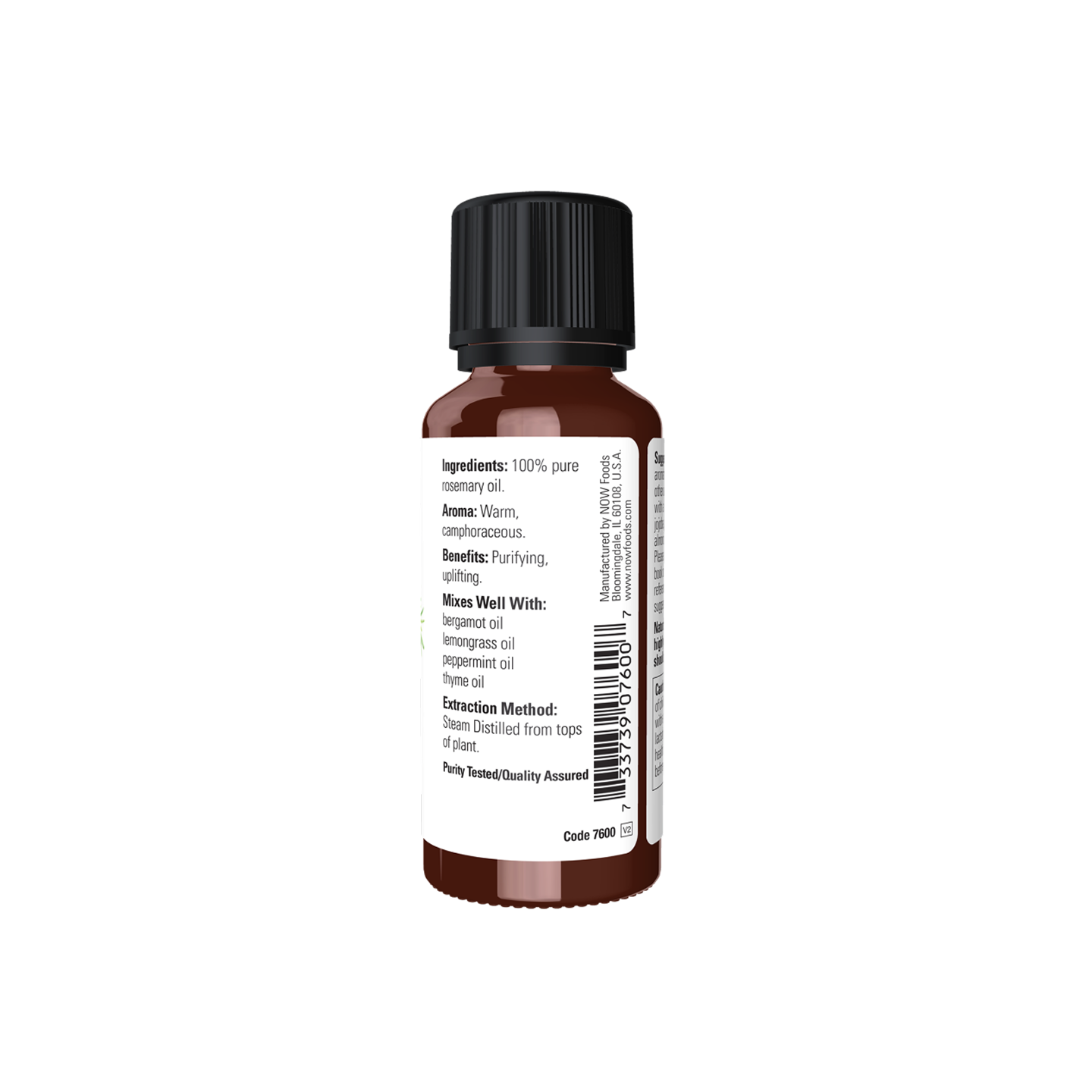 NOW Foods  Aceite Esencial de Romero – 30 ml