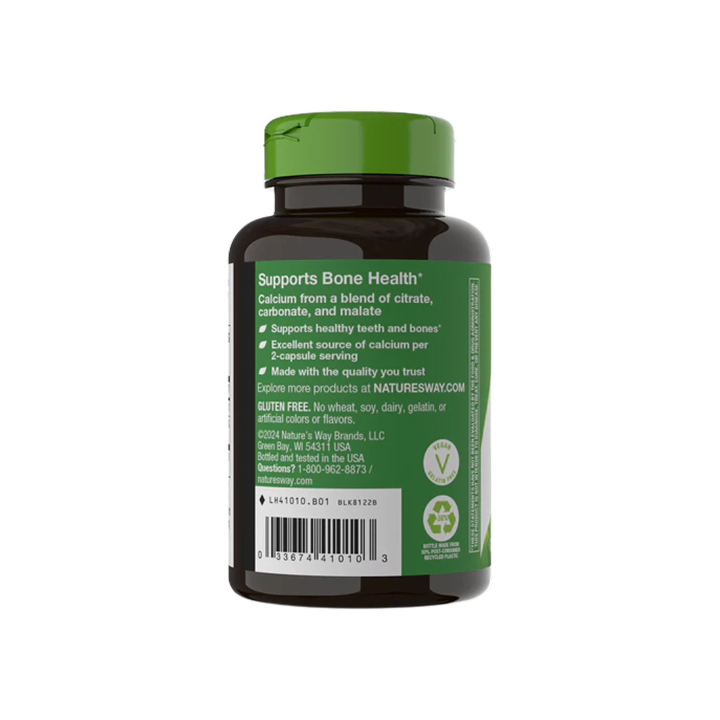 Nature's Way Citrato De Calcio 500 mg 100 cápsulas