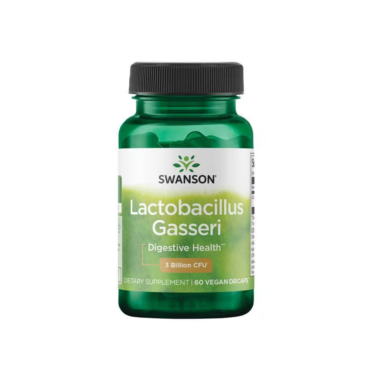 Swanson Probiotics Lactobacillus Gasseri 3 mil millones CFU – 60 Cápsulas Vegetales DRcaps®