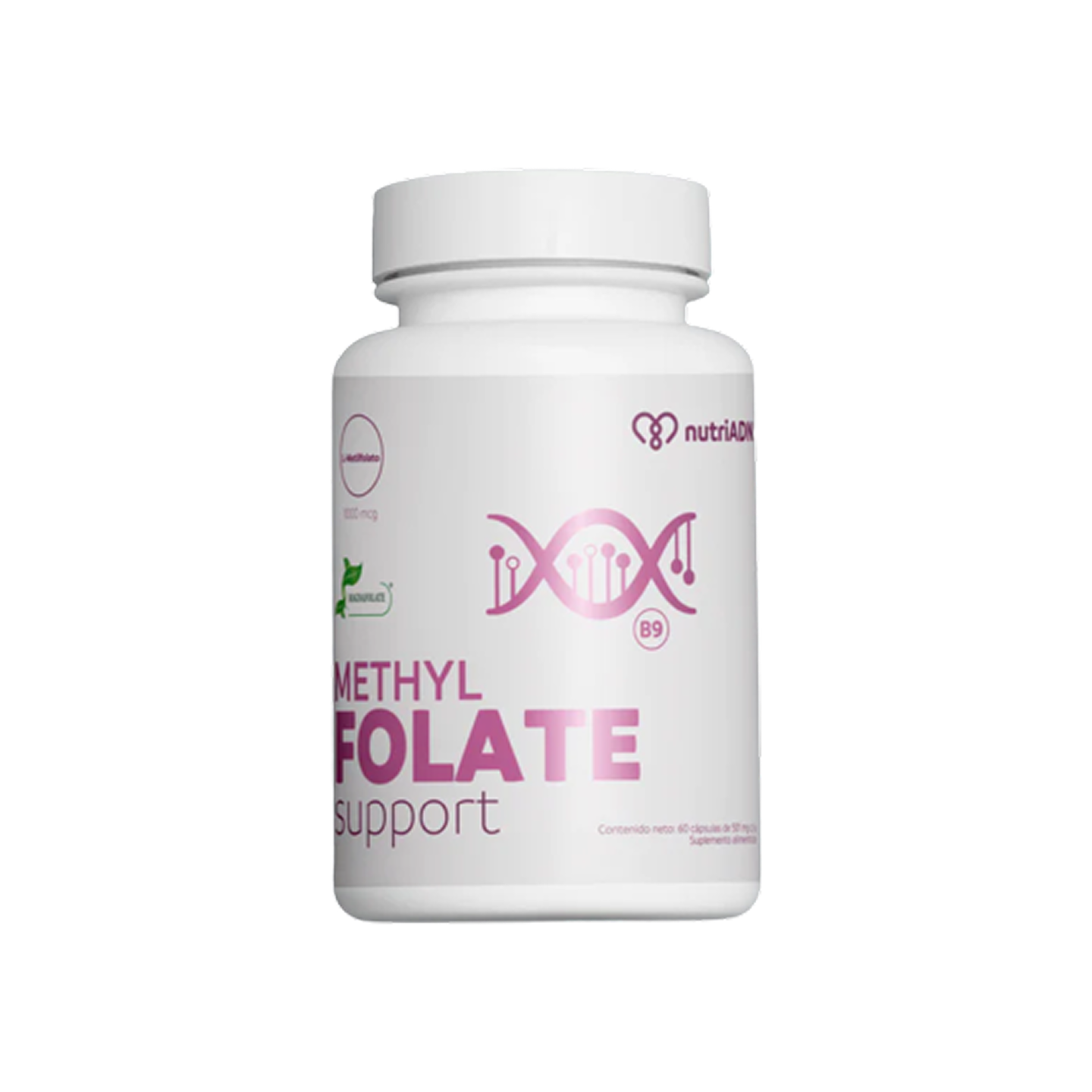 NutriADN Suplemento de Metilfolato 60 cápsulas
