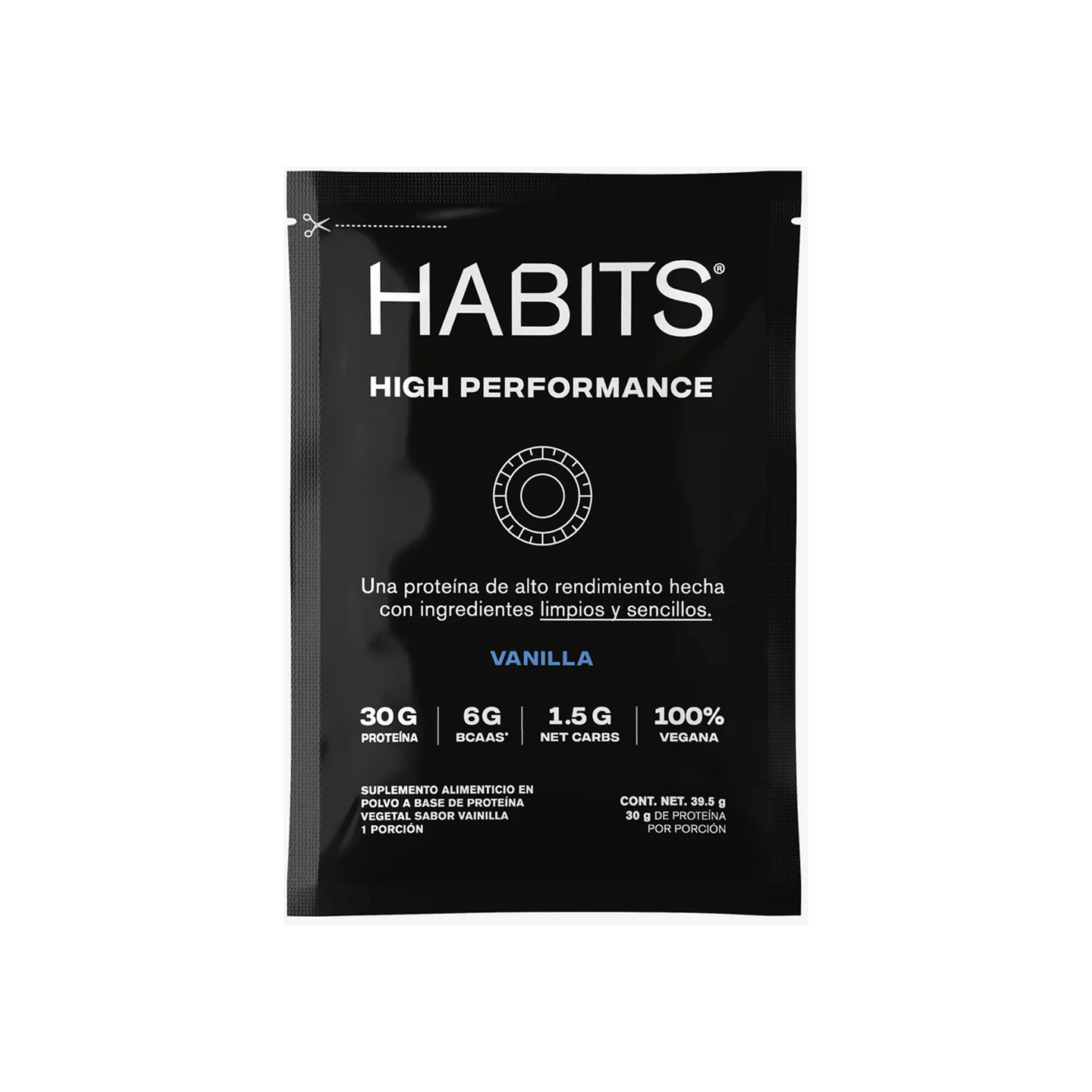 Habits Protein Sachets Vanilla High Performance 577.5 g, 15 sachets