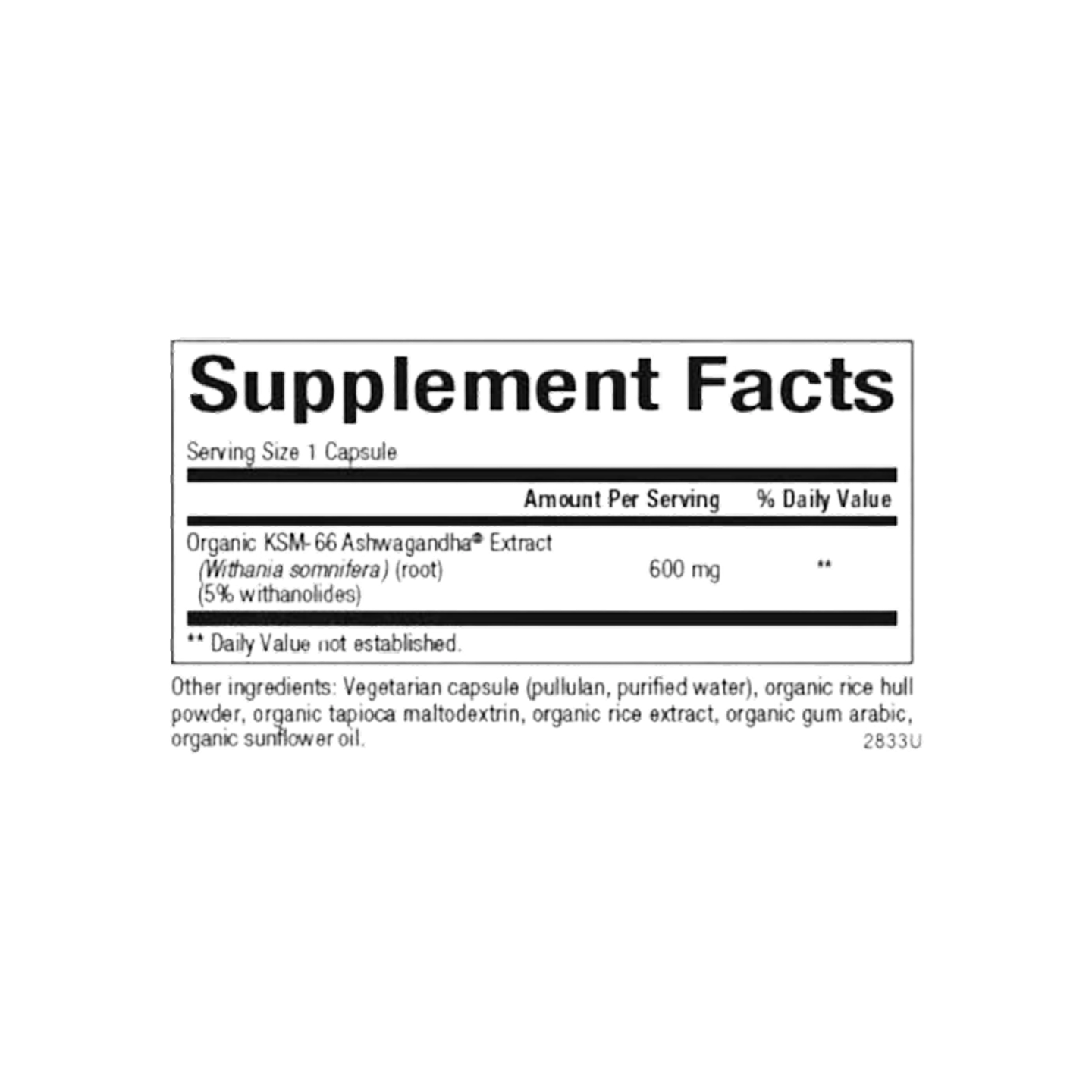 Natural Factors Stress-Relax Ashwagandha 600 mg 30 cápsulas vegetales