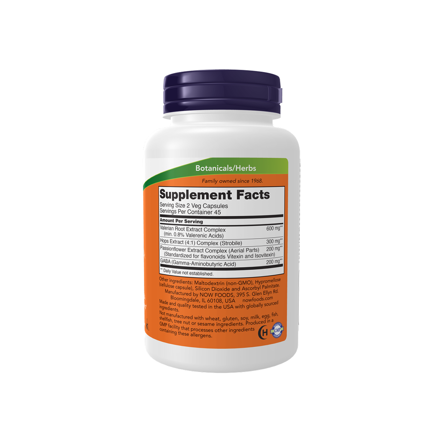 NOW Foods Sleep Veg Capsules – 90 Cápsulas Vegetales