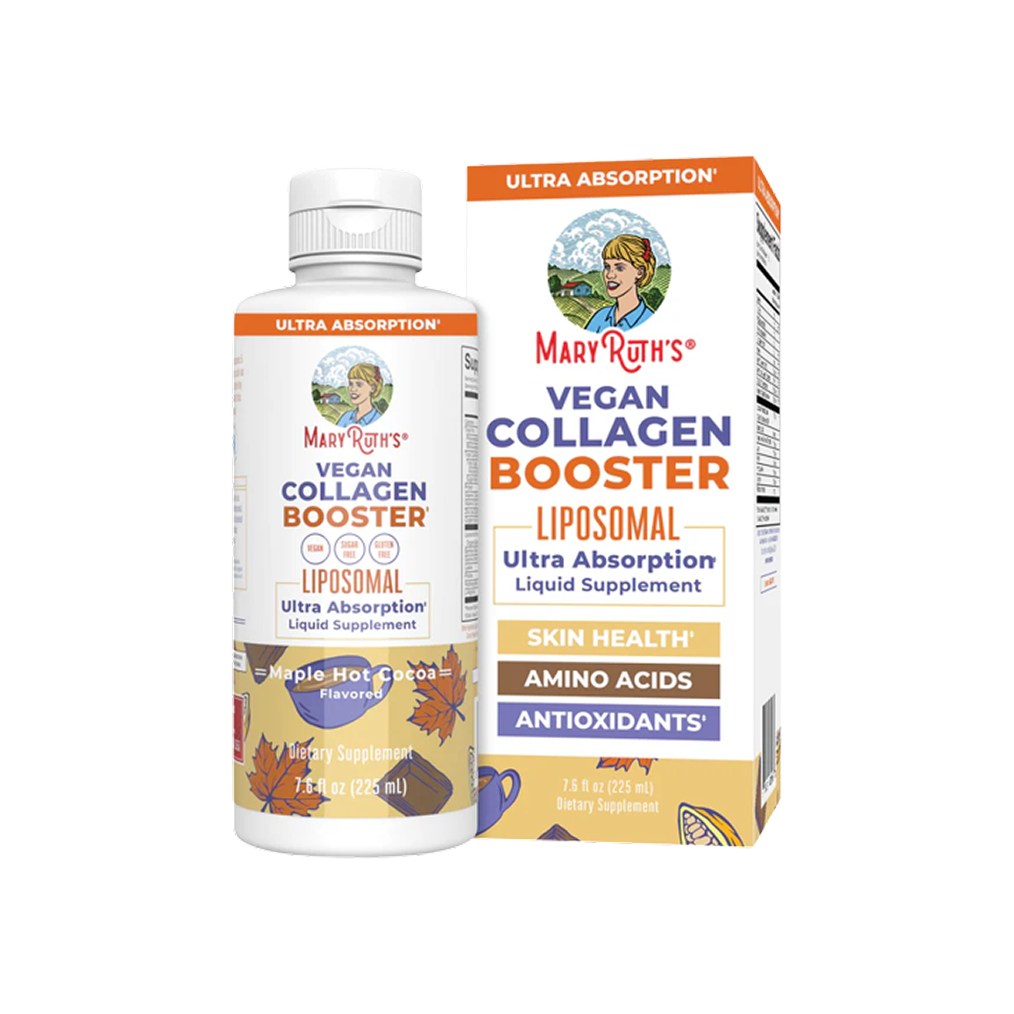 MaryRuth Organics Vegan Liposomal Collagen Booster 225 ml