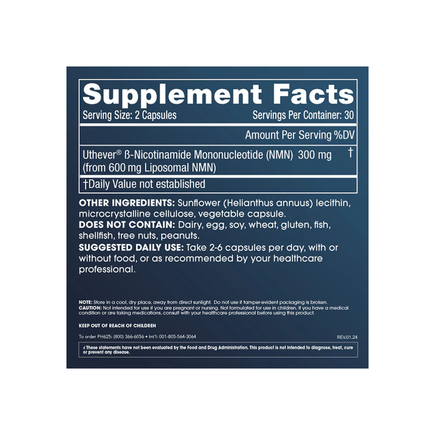 ProHealth Liposomal NMN Pro 300 mg 60 cápsulas