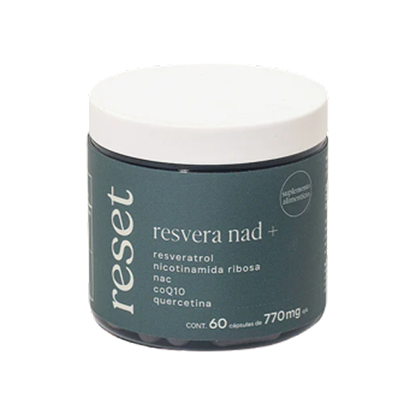 Reset Resvera NAD+ – 60 Cápsulas de 770 mg