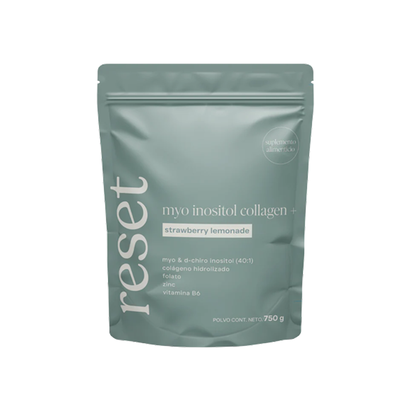 Reset Myo Inositol + Colágeno Hidrolizado 750 g – Polvo