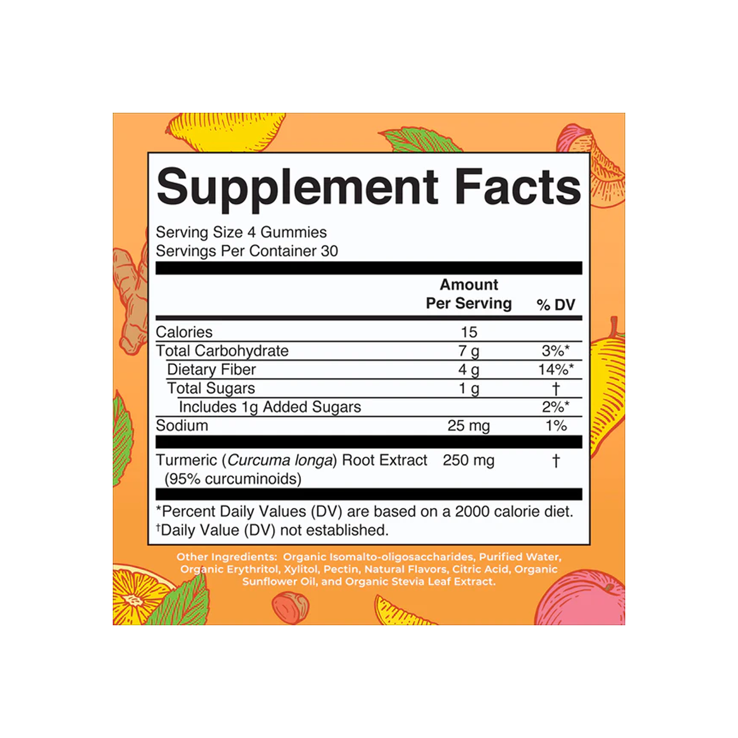 MaryRuth Organics Turmeric Gummies 120 Count