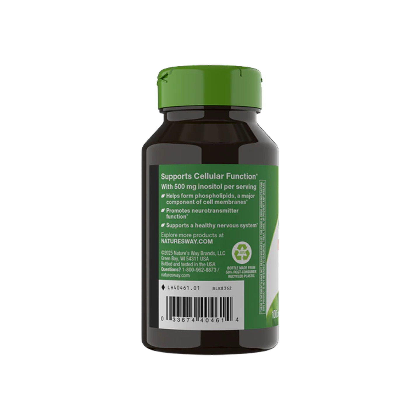 Nature's Way Inositol 500 mg 100 cápsulas