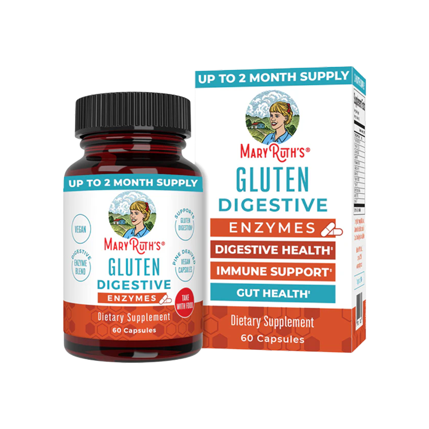 MaryRuth Organics Gluten Relief Enzymes 60 Count