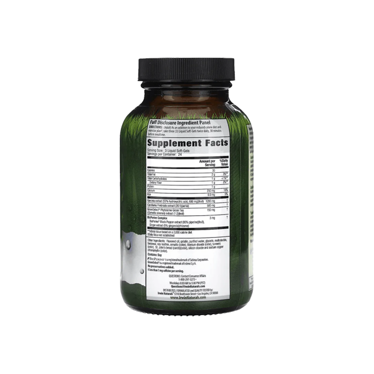 Irwin Naturals Triple Diet Fat Reduction Max Accelerator 72 cápsulas blandas