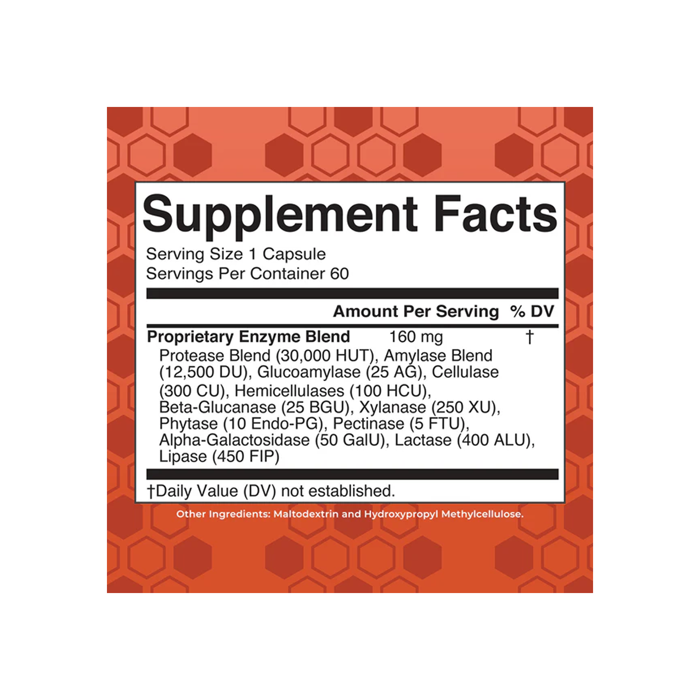 MaryRuth Organics Gluten Relief Enzymes 60 Count