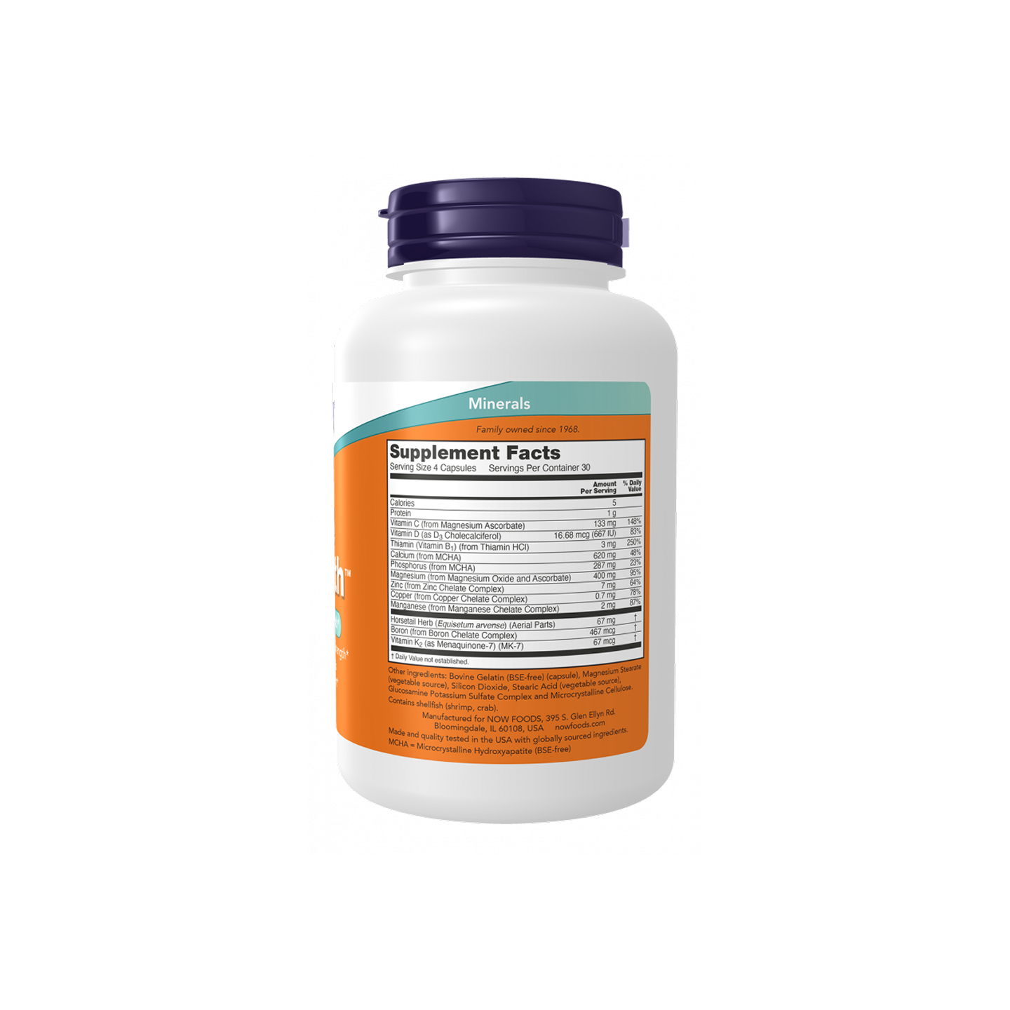 NOW Foods Bone Strength – 120 Cápsulas