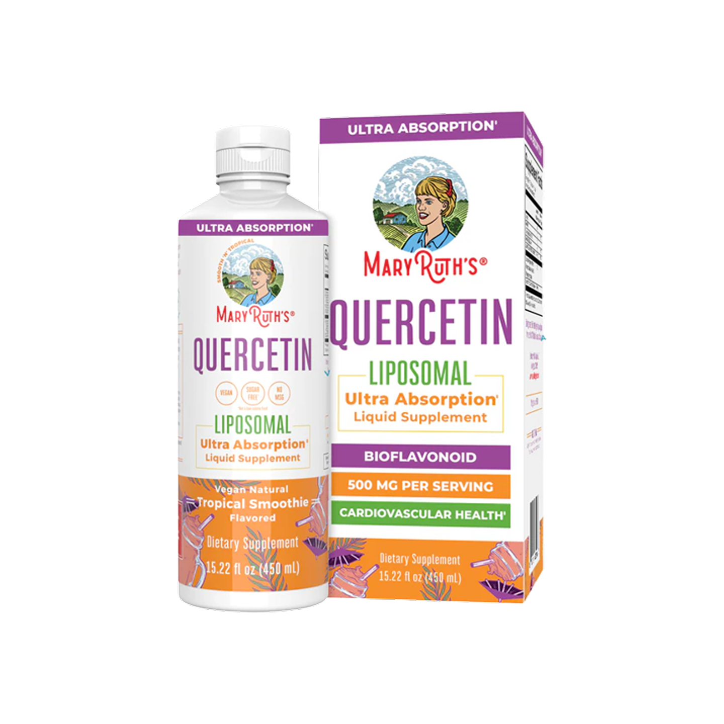 MaryRuth Organics Quercetina Liposomal 15.22 fl oz (450 ml)