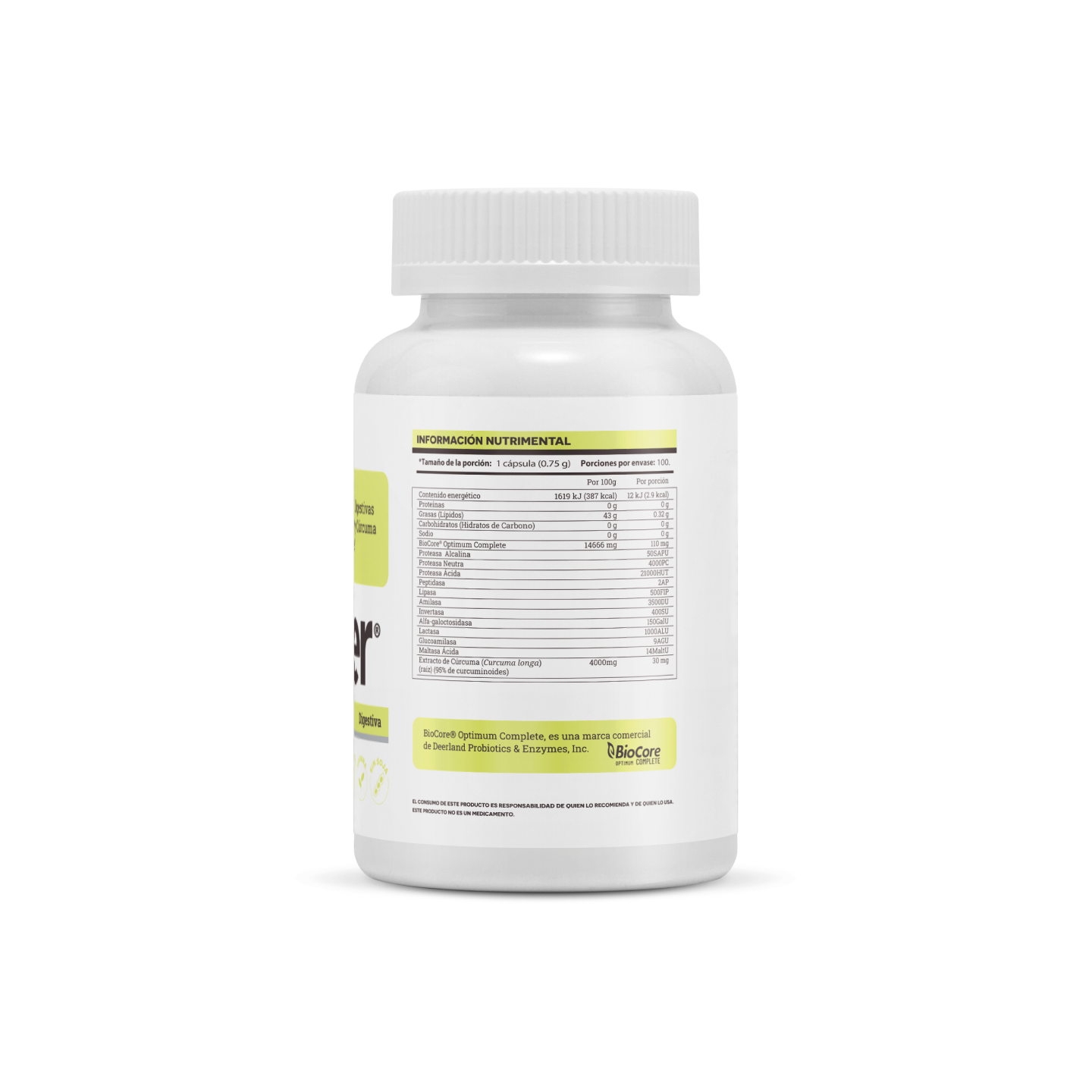 Matter Multizyme | Enzimas Digestivas con TCM y Cúrcuma, 100 cápsulas