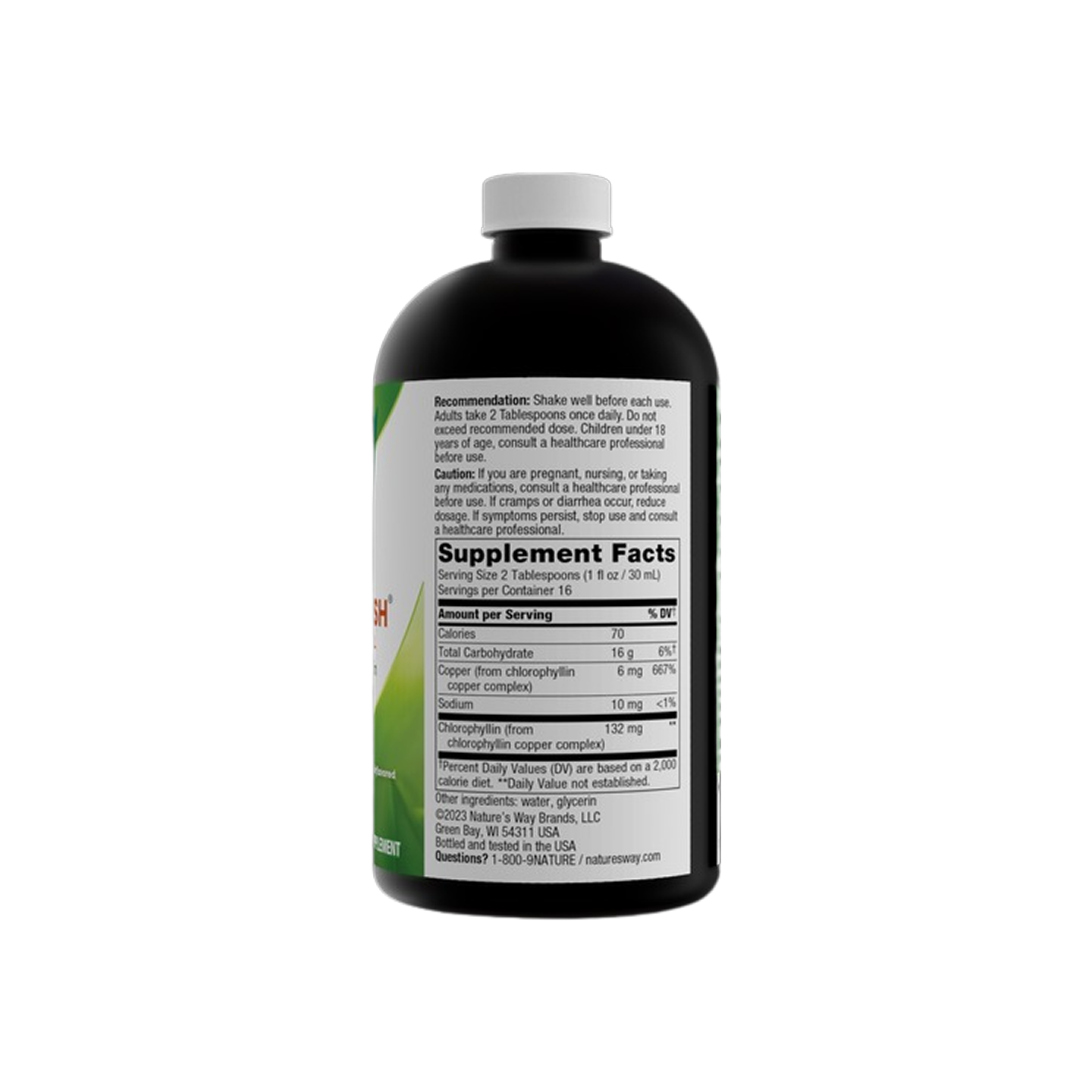 Nature's Way Chlorofresh Clorofila Líquida 132 mg, 16 oz