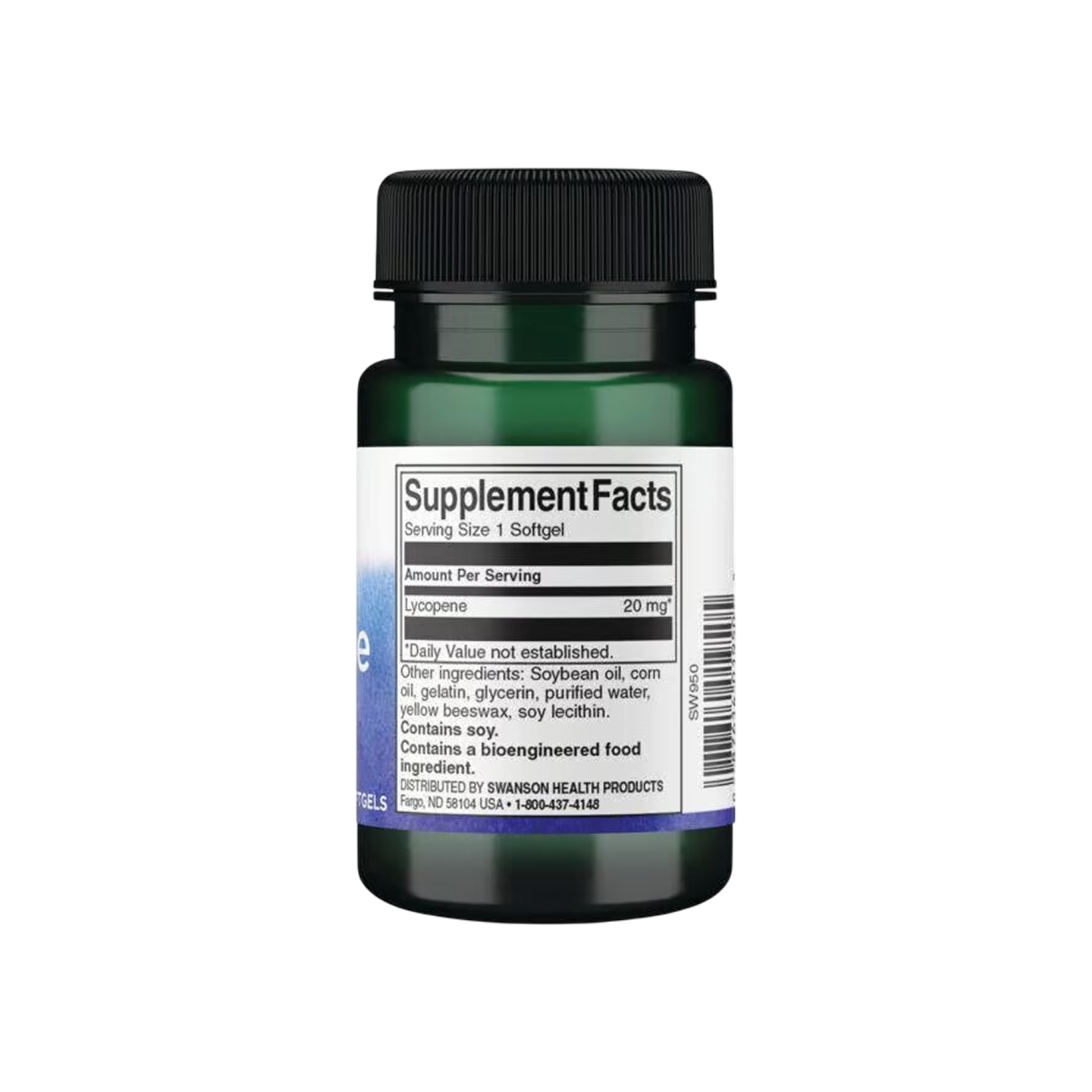 Swanson Licopeno 20 mg, 60 cápsulas blandas