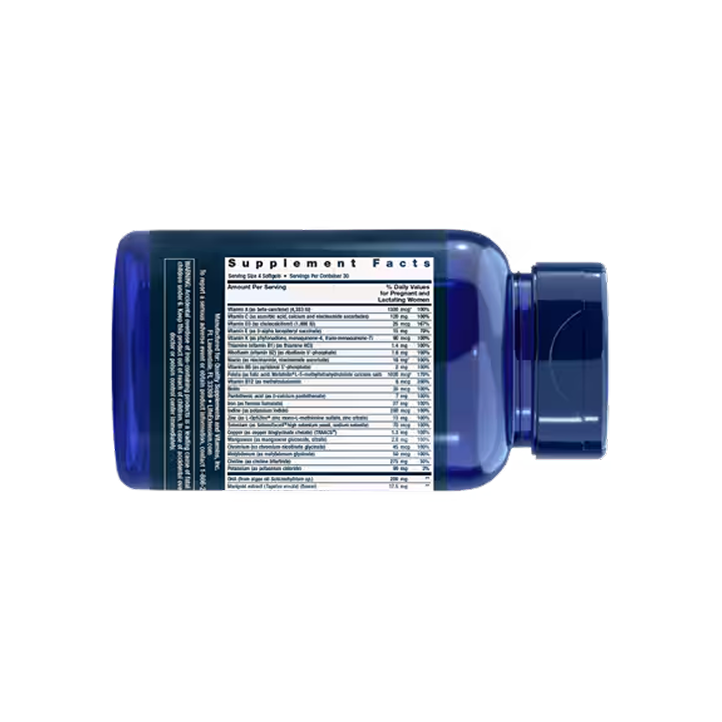 Life Extension Prenatal Advantage, 120 cápsulas blandas