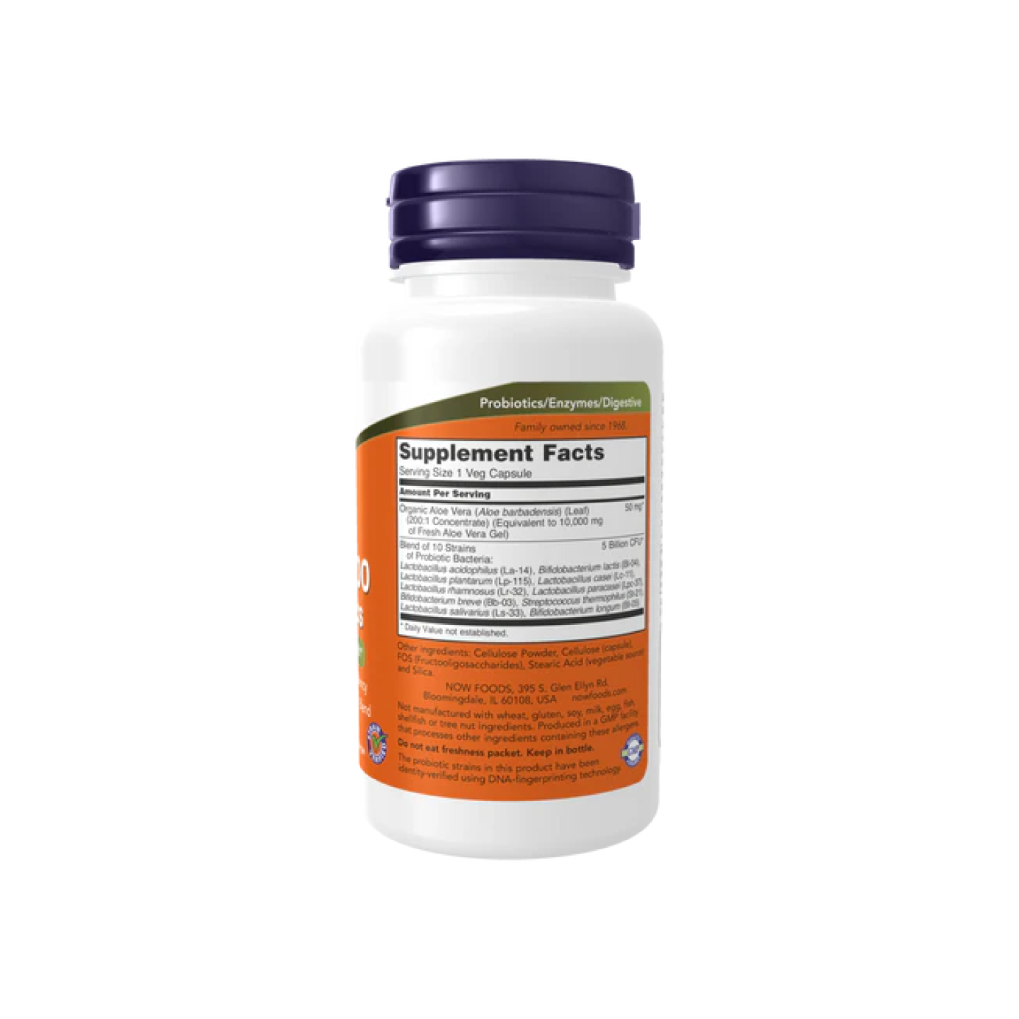 Aloe 10,000 y Probióticos (60 veg caps)