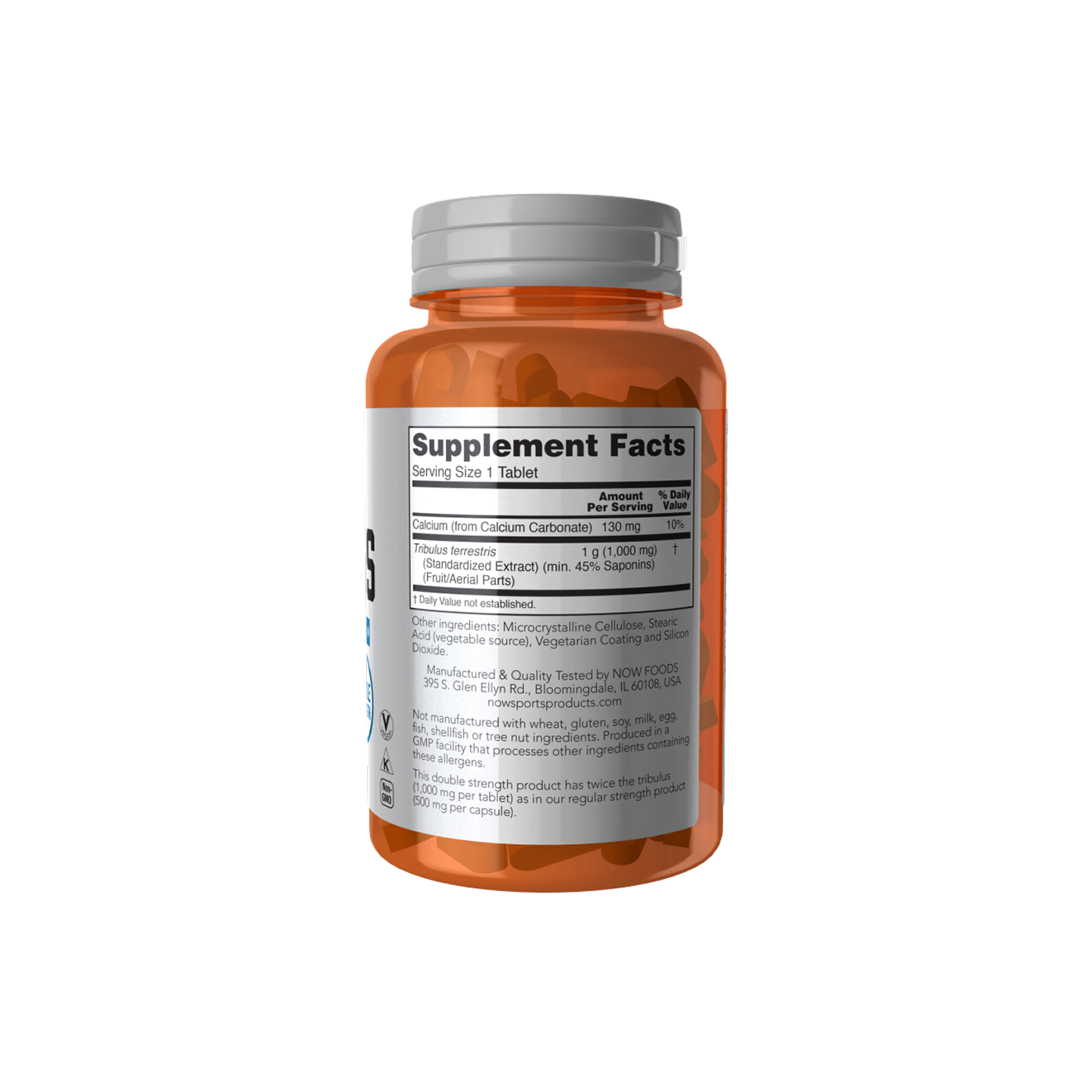 NOW Foods Tribulus 1000 mg, 90 tabletas