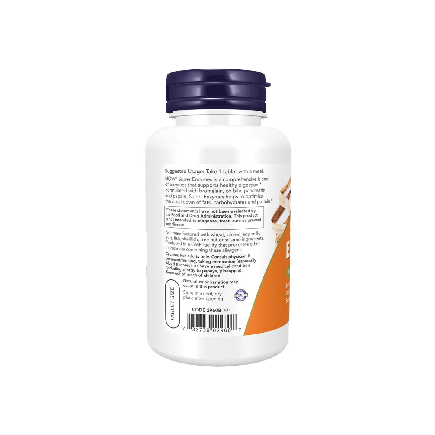 NOW Foods Super Enzymes, 90 tabletas