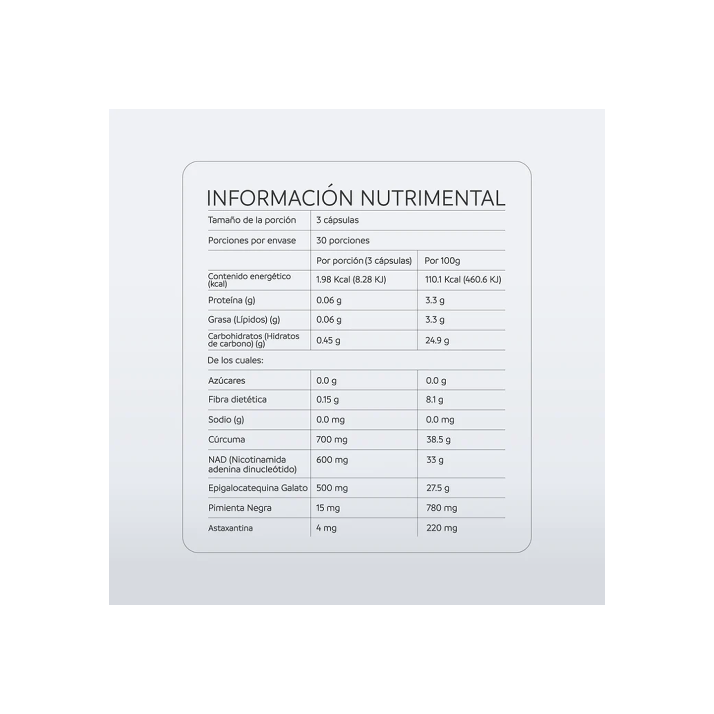 NutriADN Longevity Support 90 cápsulas
