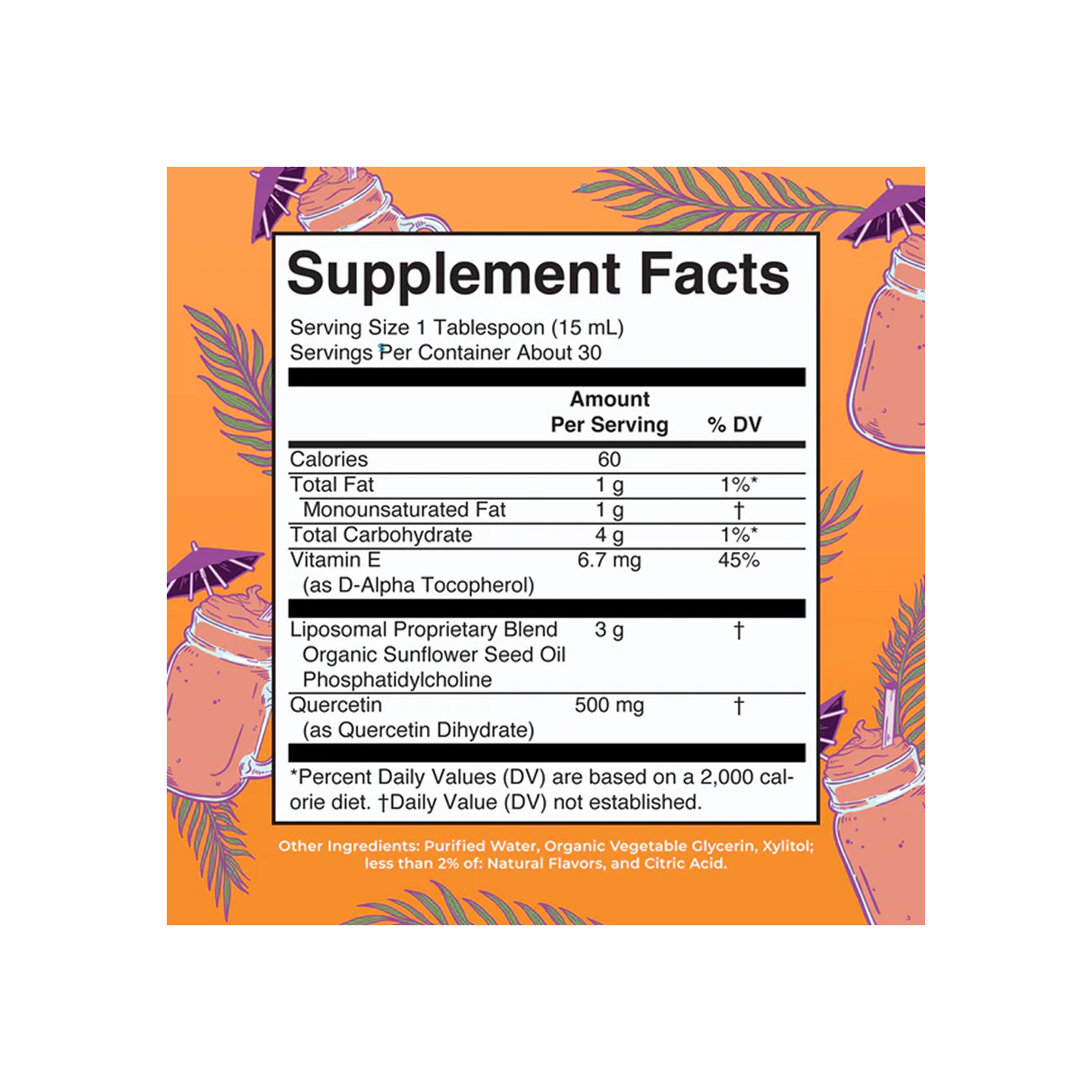 MaryRuth Organics Quercetina Liposomal 15.22 fl oz (450 ml)