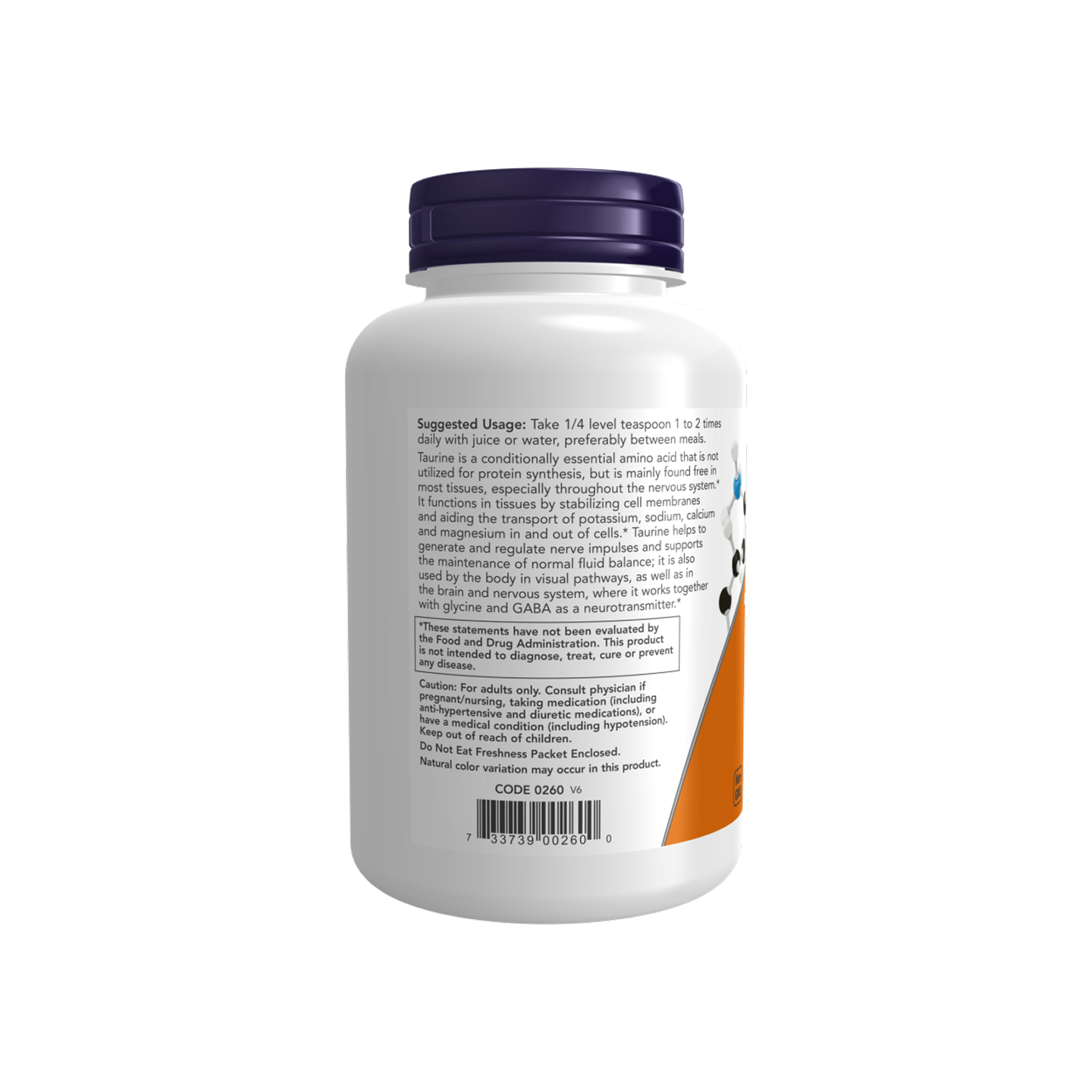 NOW Foods Taurine Pure Powder 8 oz/227g