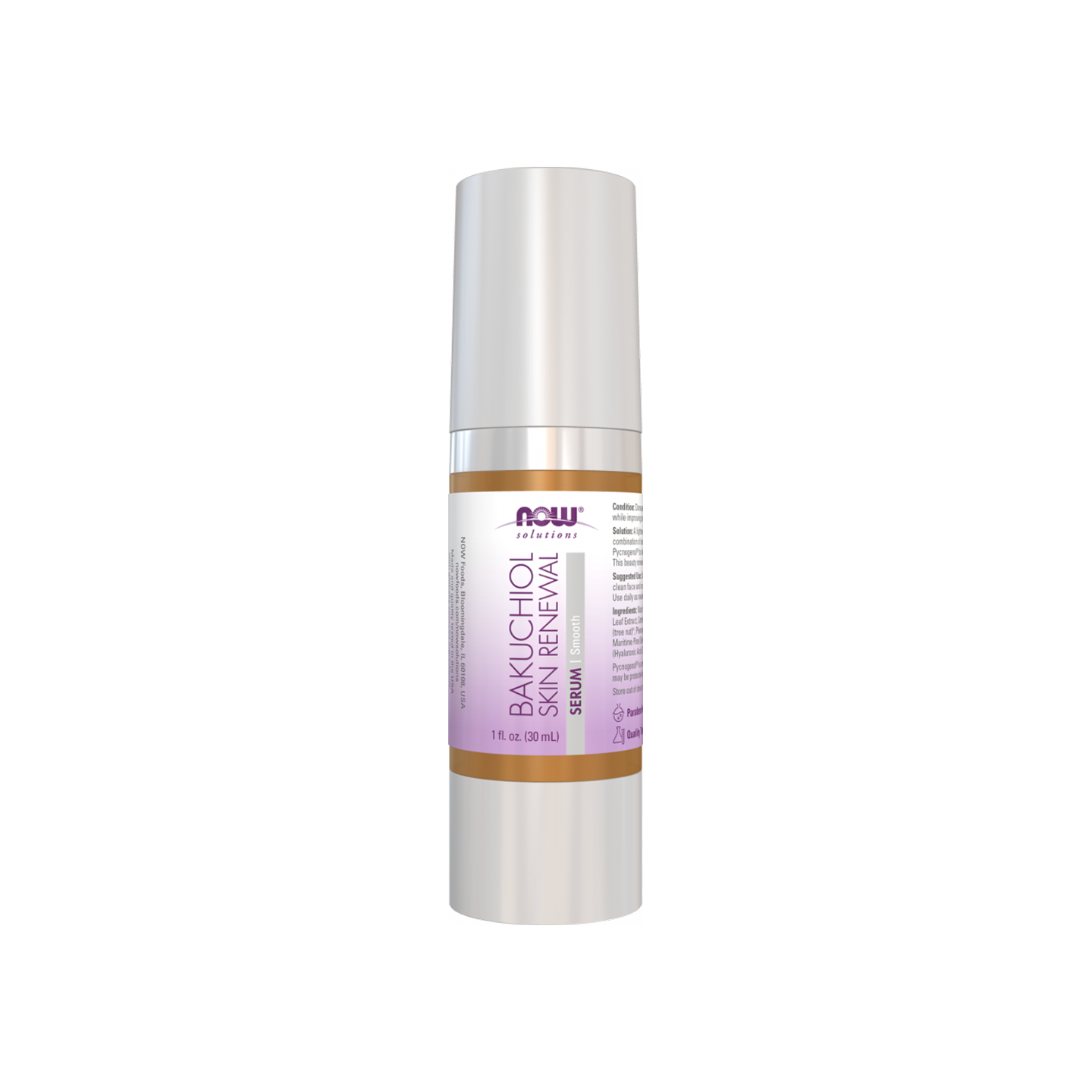 NOW Foods Bakuchiol Skin Renewal Serum 30 ml