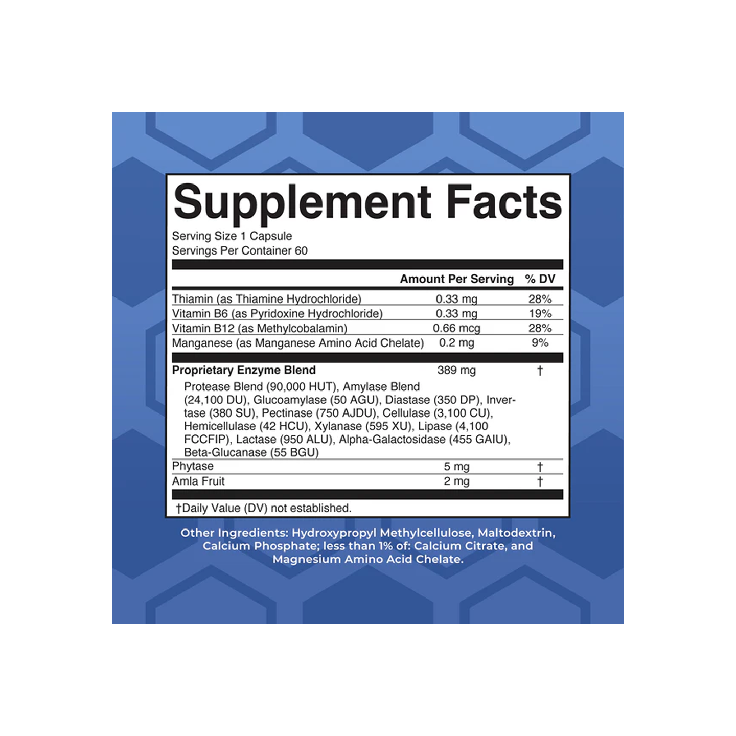 MaryRuth Organics Ultra Enzimas Digestivas 60 cápsulas